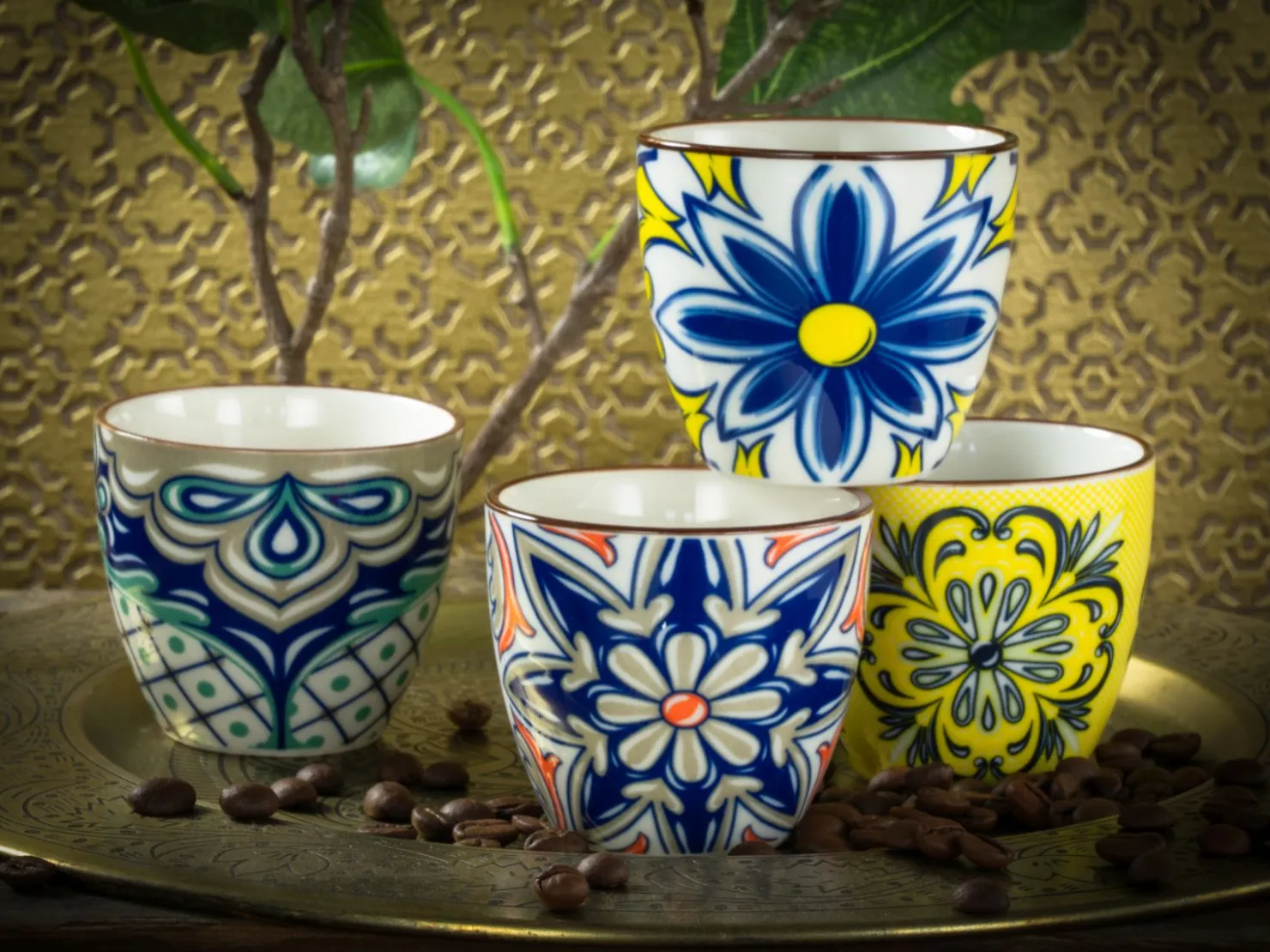 Creatable Becher & Tassen|Aladin - Espressobecher 4-tlg - Blau