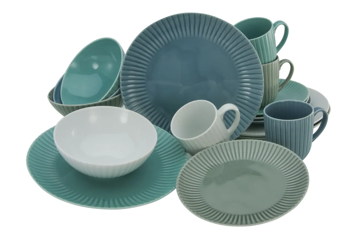 Creatable Geschirrset|Allegra - Kombiservice 16-tlg - Colors