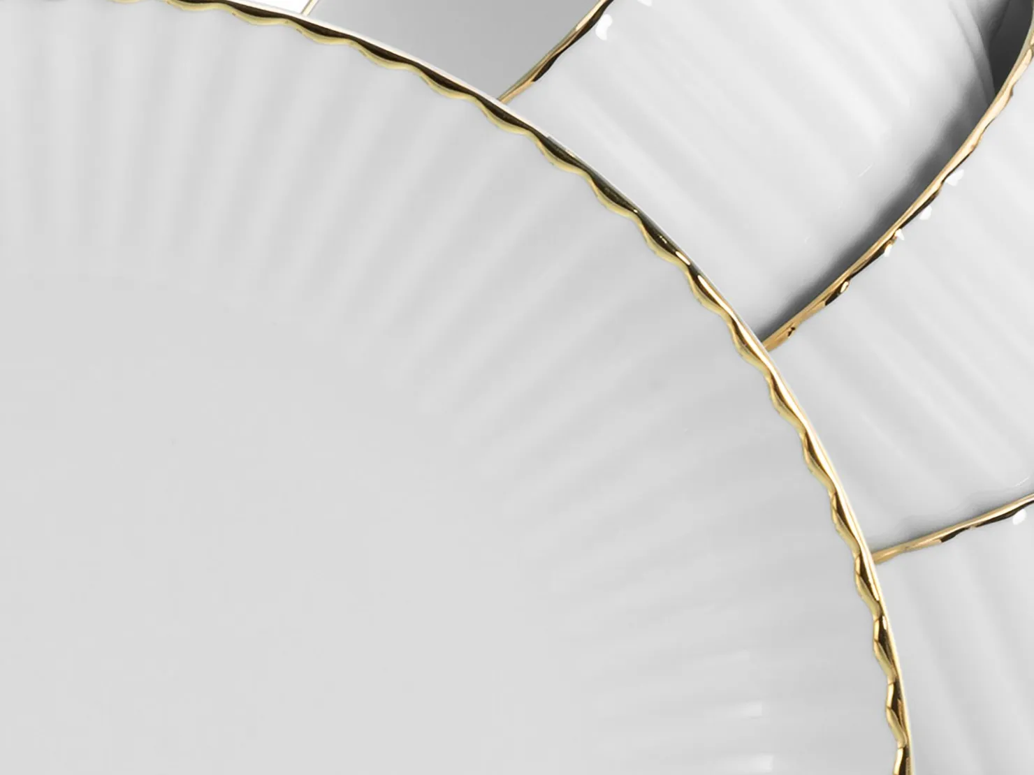 Creatable Geschirrset|Allegra - Kombiservice 30-tlg - Goldband