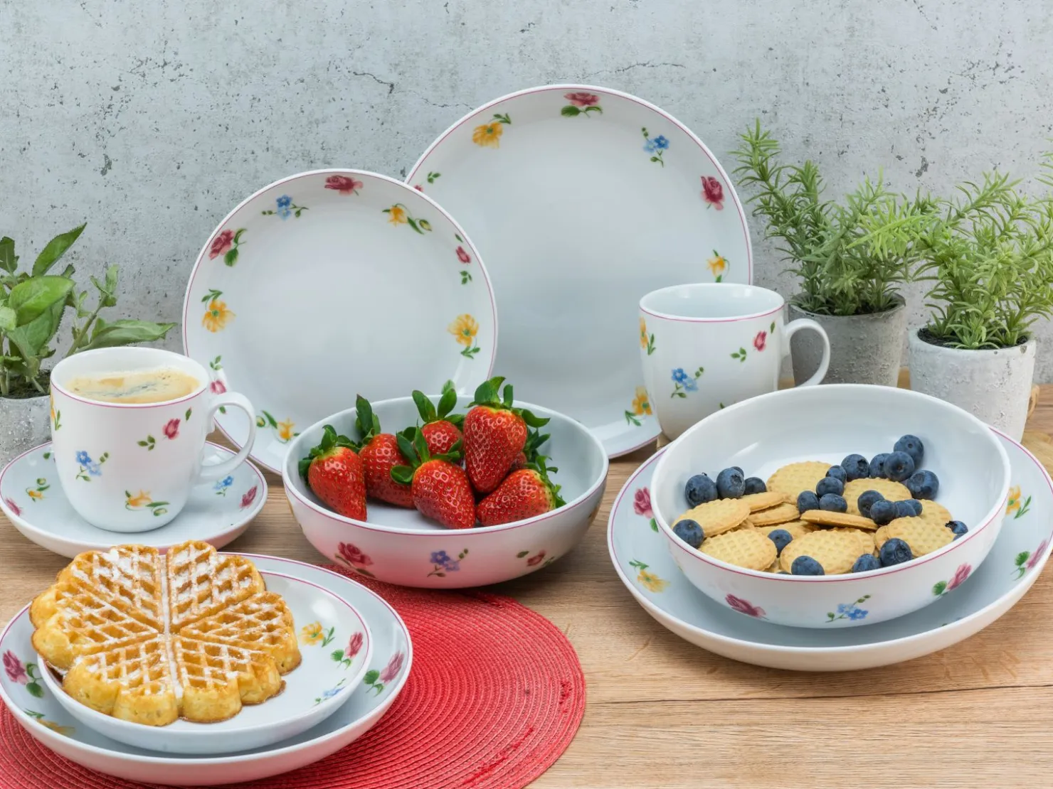 Creatable Geschirrset|Allround - Kombiservice 10-tlg, Giardino - Kombiservice 10-tlg, AllRound - Kombiservice 10-tlg - Royal Orchard