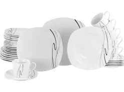 Creatable Geschirrset|Amelie - Kombiservice 30-tlg - Weiss
