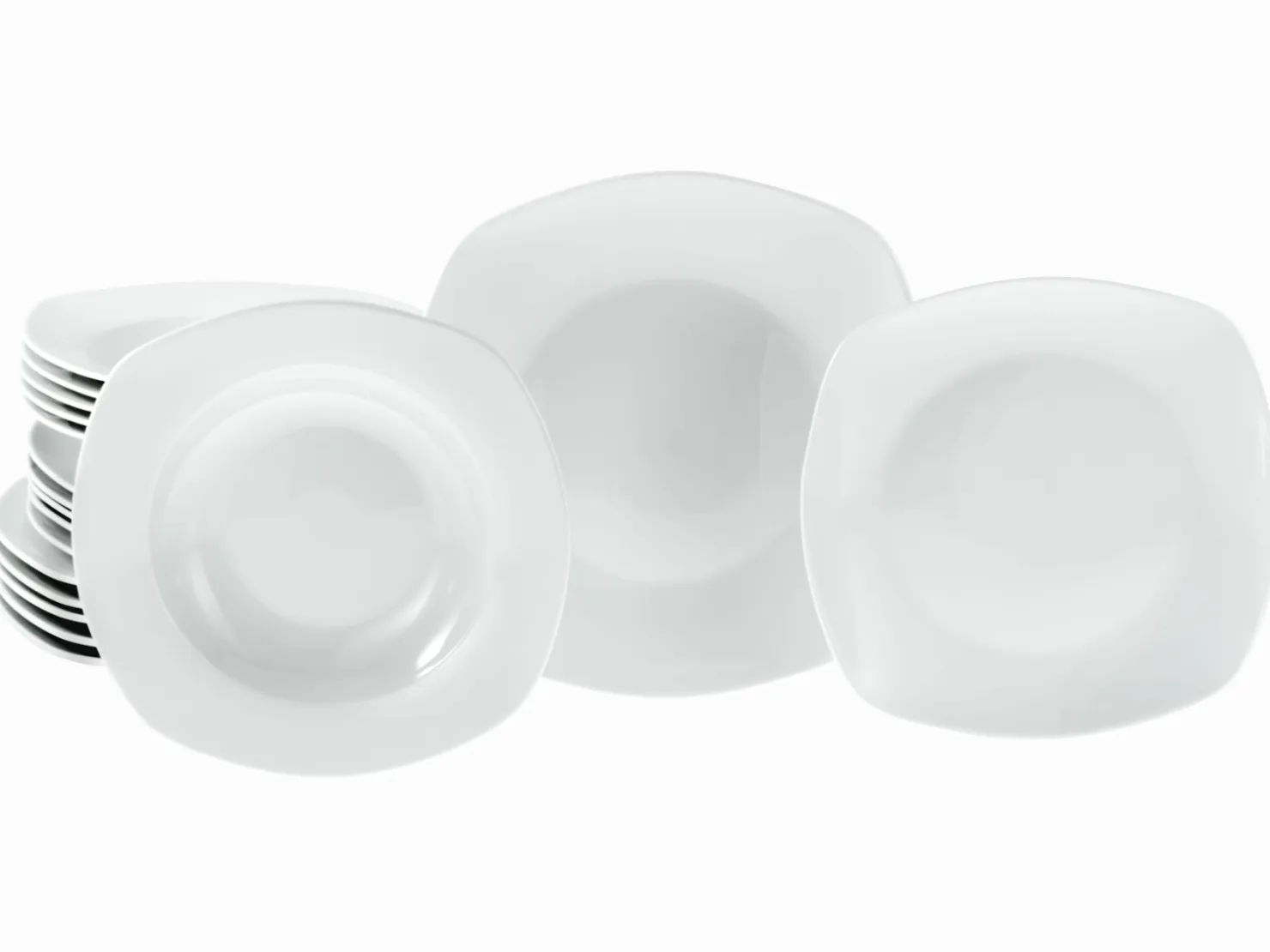Creatable Geschirrset|Teller|Amelie - Tellerset 18-tlg - Weiss