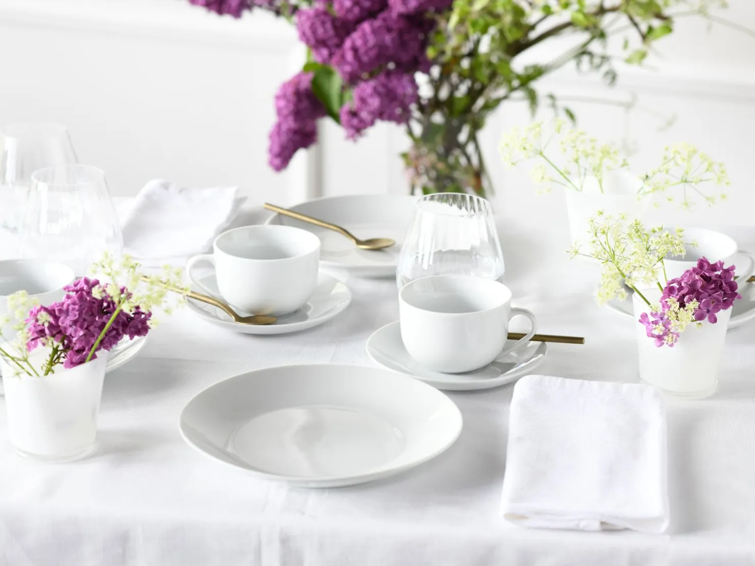 Creatable Geschirrset|Angi - Kaffeeservice 18-tlg - Weiss