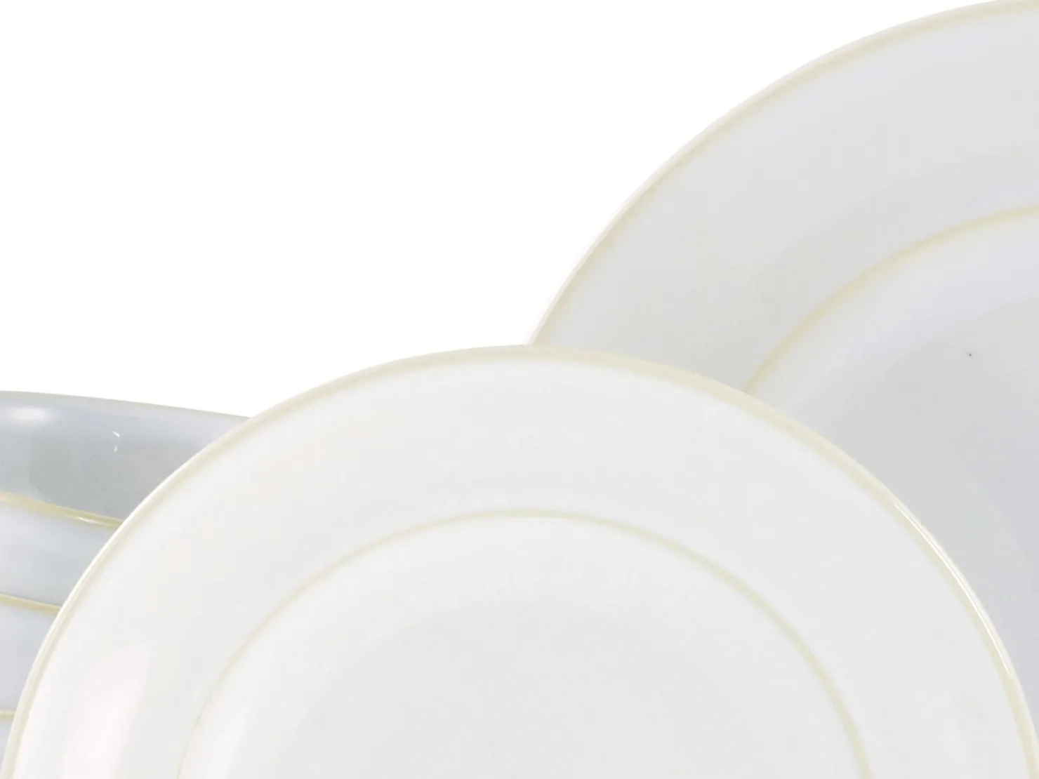 Creatable Geschirrset|Teller|Antique - Tellerset 12-tlg - Offwhite