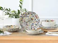 Creatable Geschirrset|Teller|Arabesque - Tellerset 18-tlg - Rot