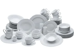 Creatable Geschirrset|Arianne - Kombiservice 61-tlg - Weiss