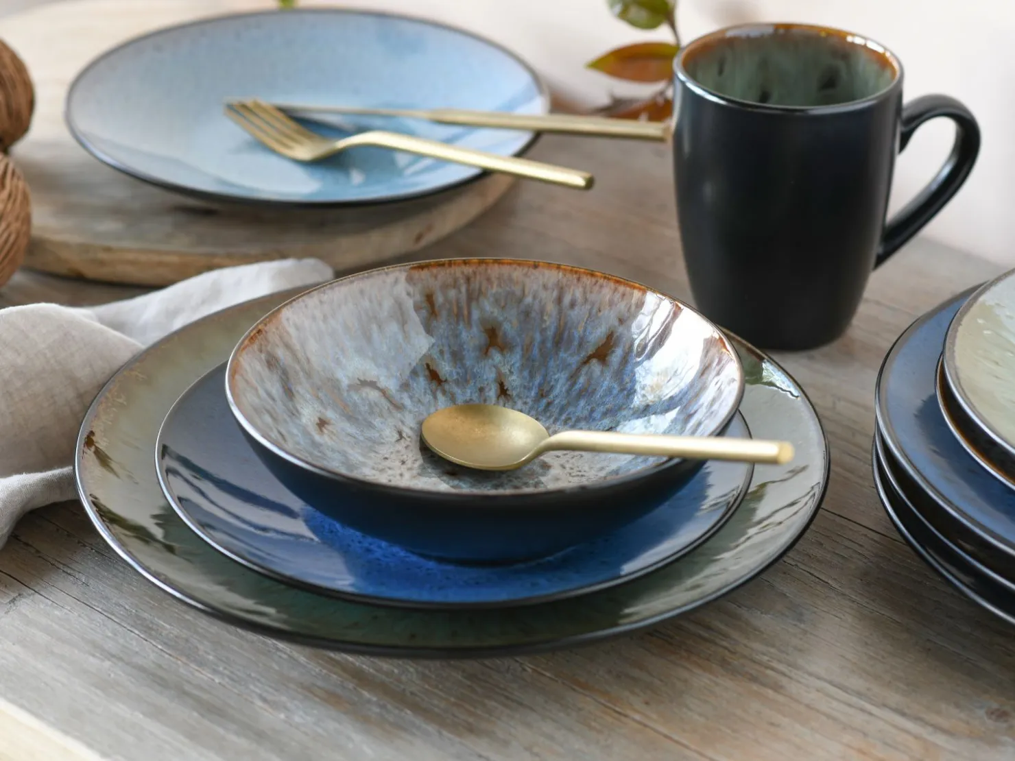 Creatable Geschirrset|Bali - Kombiservice 16-tlg - bunt
