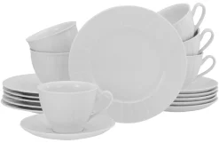 Creatable Geschirrset|Barcelona - Kaffeeservice 18-tlg - Weiss