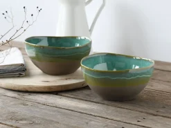 Creatable Bowls & Schüsseln|Geschirrset|Basalt Bio - Poke Bowl 2-tlg - Salbei
