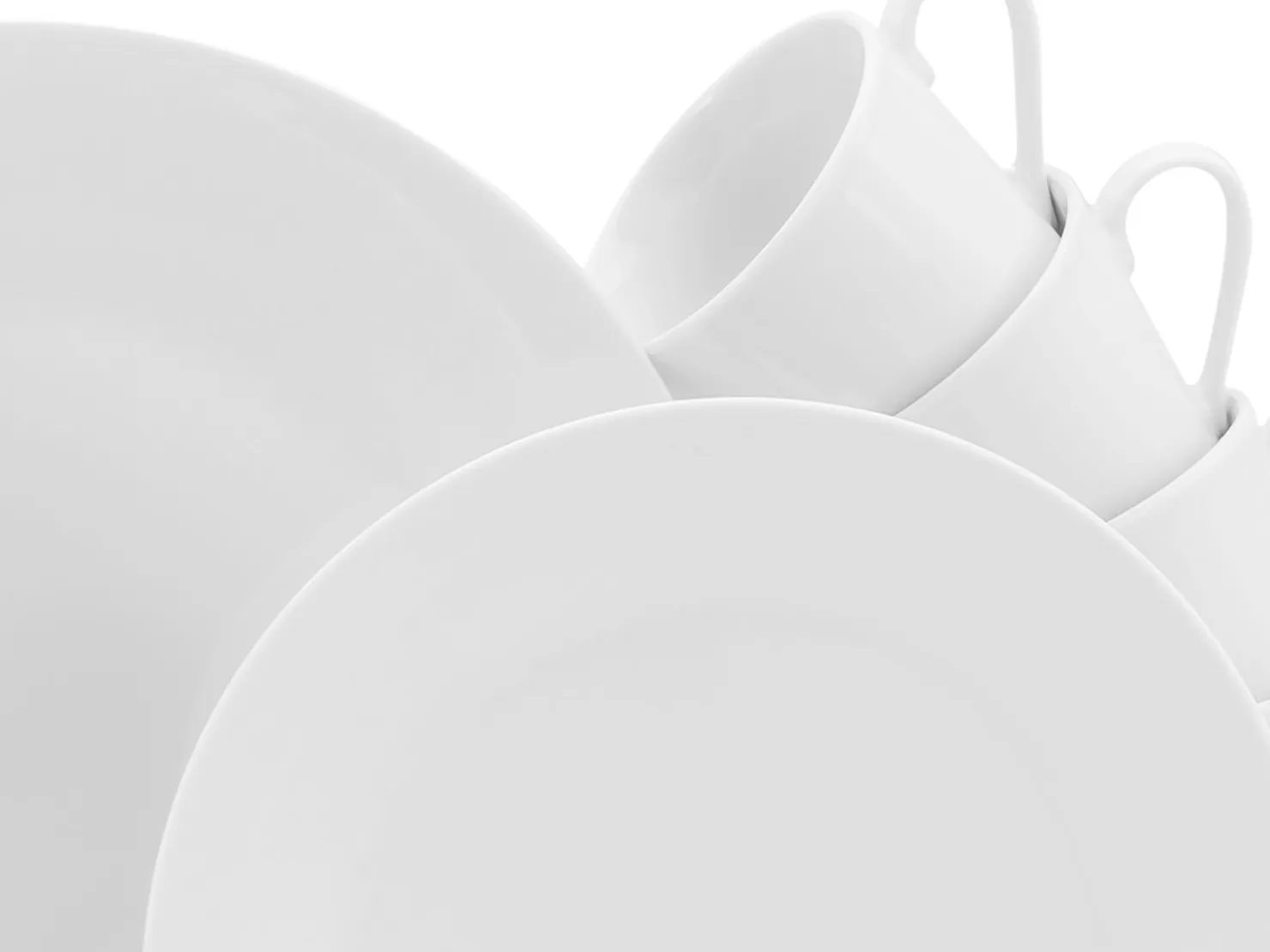 Creatable Geschirrset|BASE - Kombiservice 30-tlg - Weiss