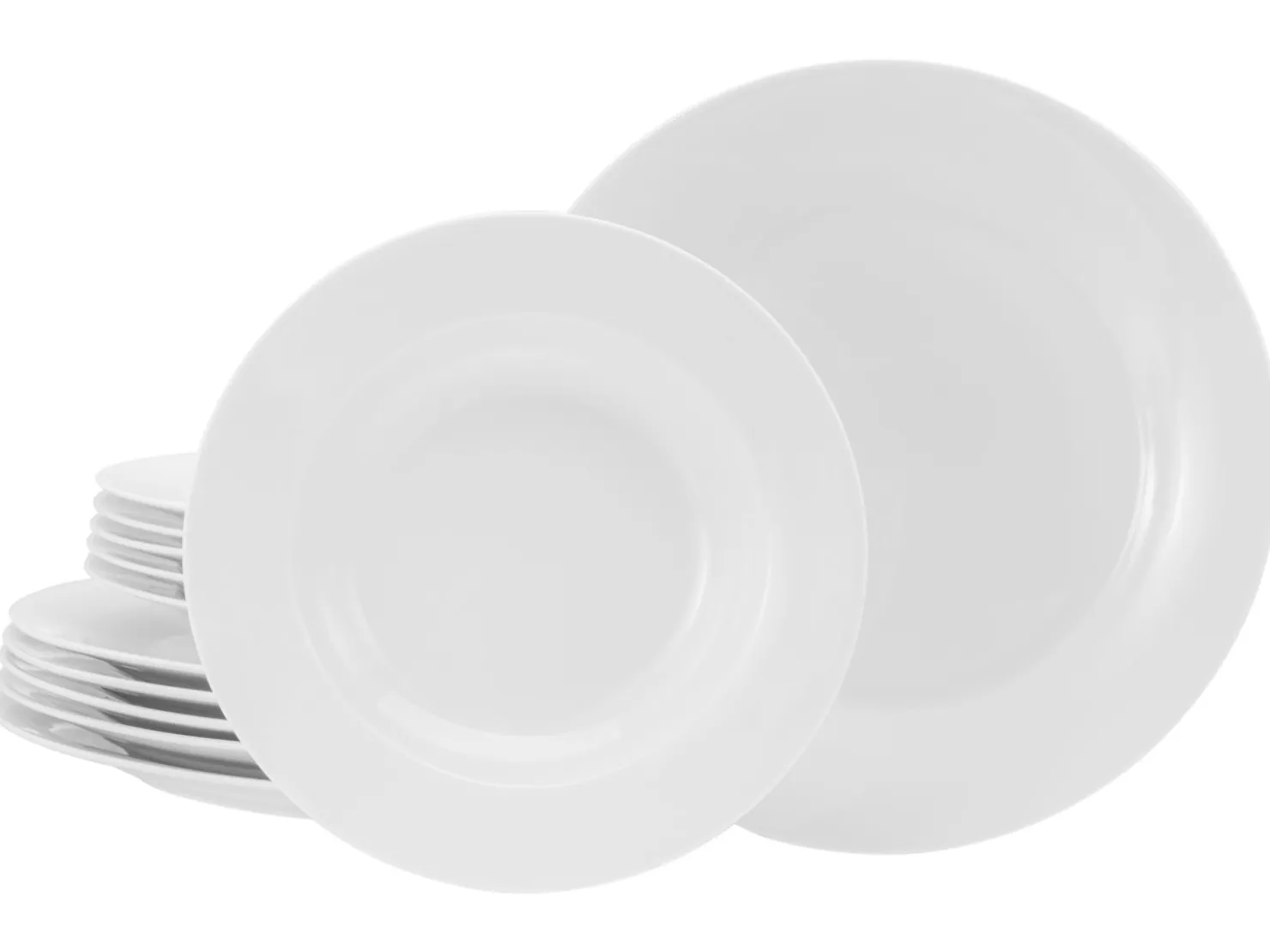 Creatable Geschirrset|BASE - Tafelservice 12-tlg - Weiss