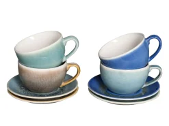 Creatable Geschirrset|Caldera - Cappuccino-Set 8-tlg - Mix