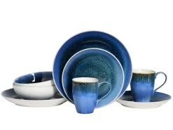 Creatable Geschirrset|Caldera - Kombiservice 8-tlg - Blau