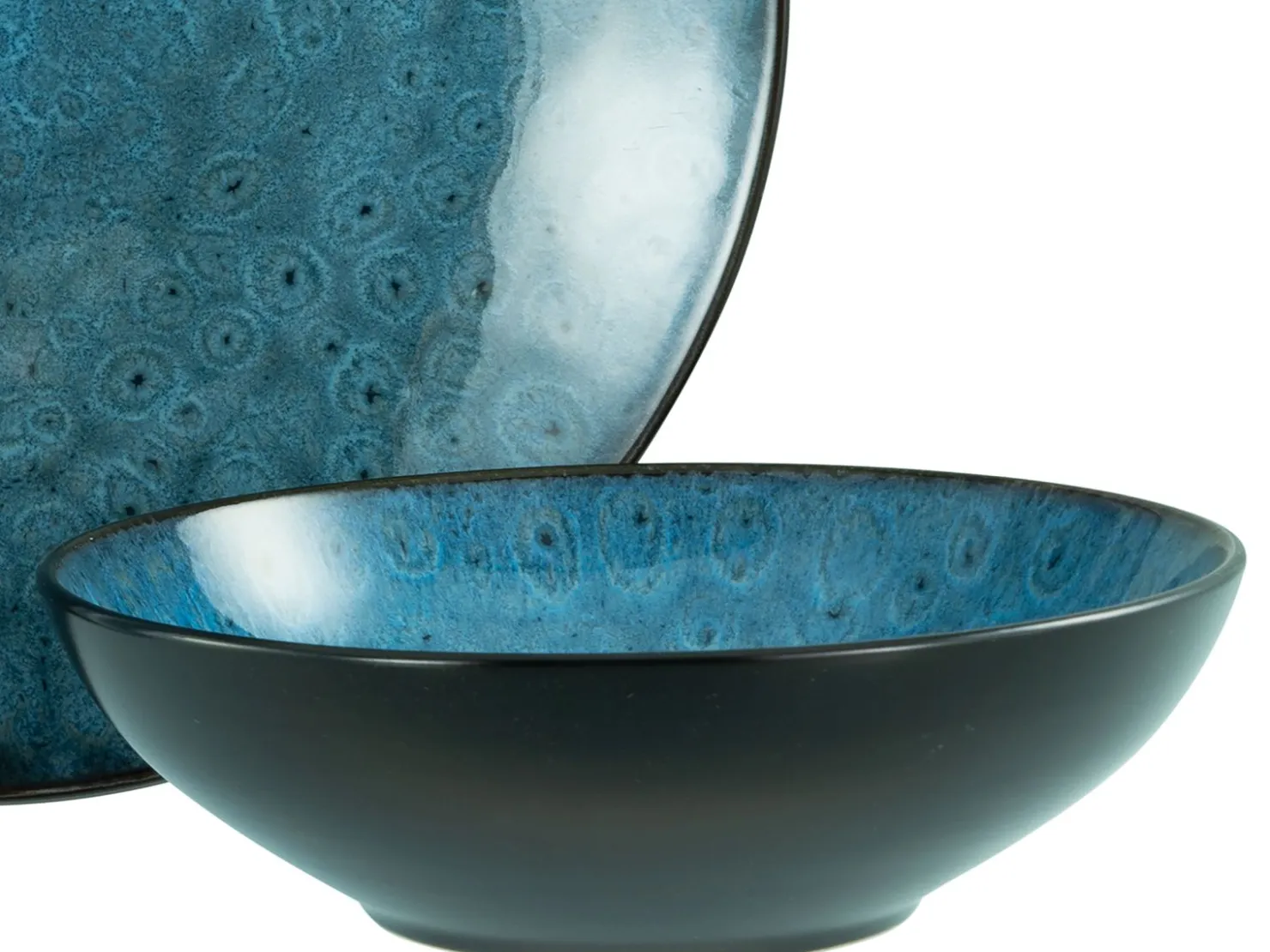 Creatable Geschirrset|Capri - Kombiservice 16-tlg - Blau