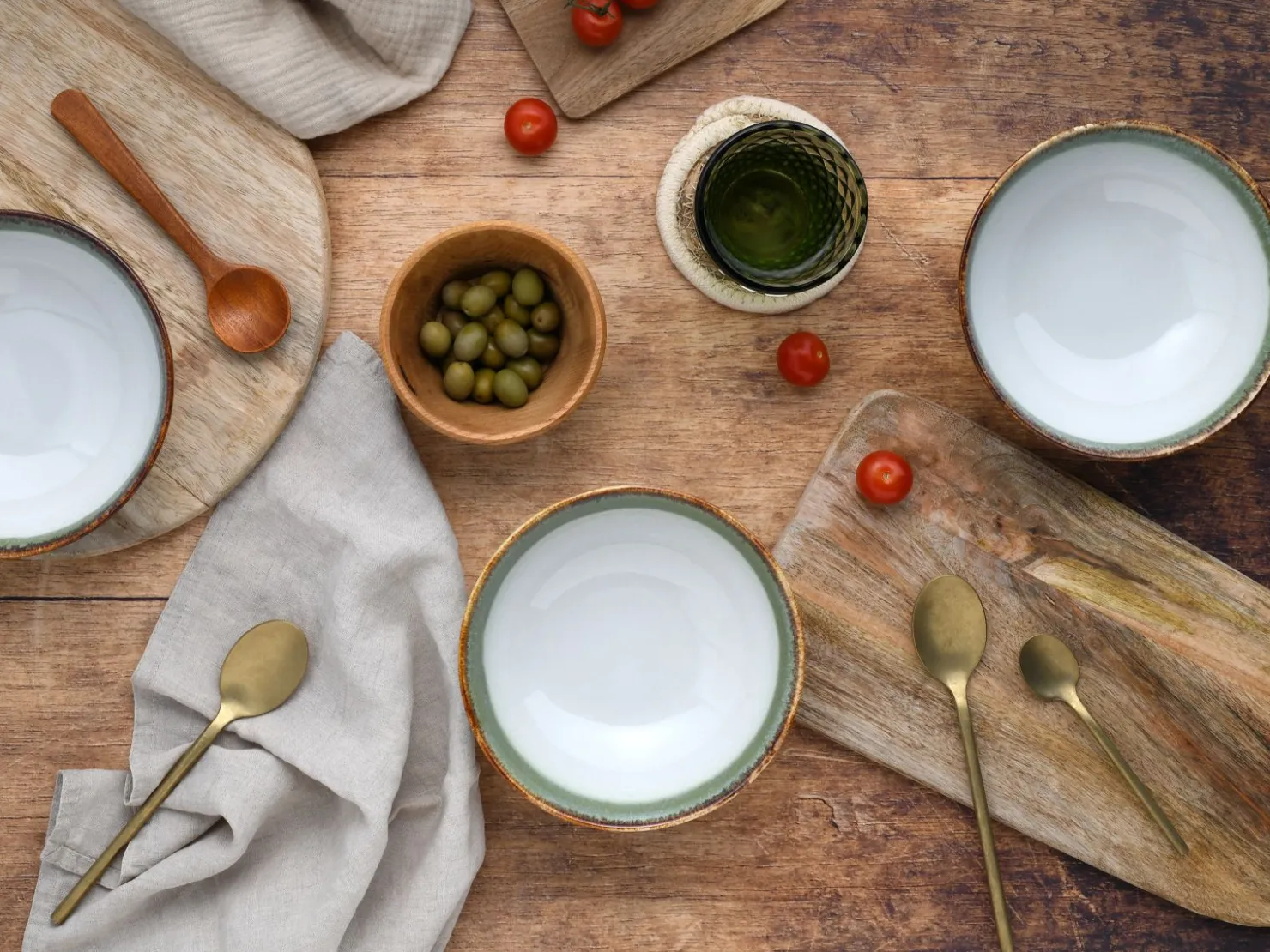 Creatable Bowls & Schüsseln|Geschirrset|Cascade - Buddha Bowl 4-tlg - bunt
