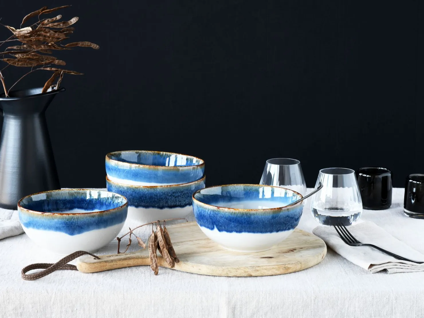 Creatable Bowls & Schüsseln|Geschirrset|Cascade - Buddha Bowl 4-tlg - bunt