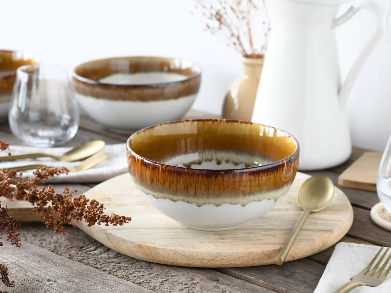 Creatable Bowls & Schüsseln|Geschirrset|Cascade - Buddha Bowl 4-tlg - bunt