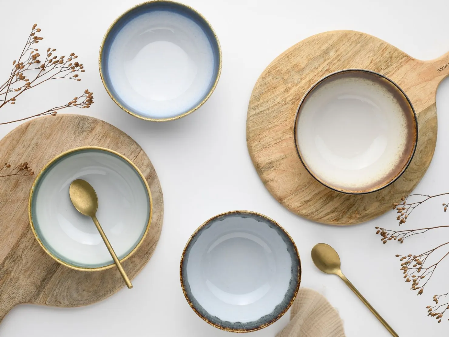 Creatable Bowls & Schüsseln|Geschirrset|Cascade - Buddha Bowl 4-tlg - bunt