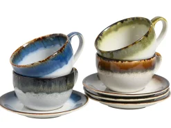Creatable Geschirrset|Cascade - Cappuccino-Set 8-tlg - Mix
