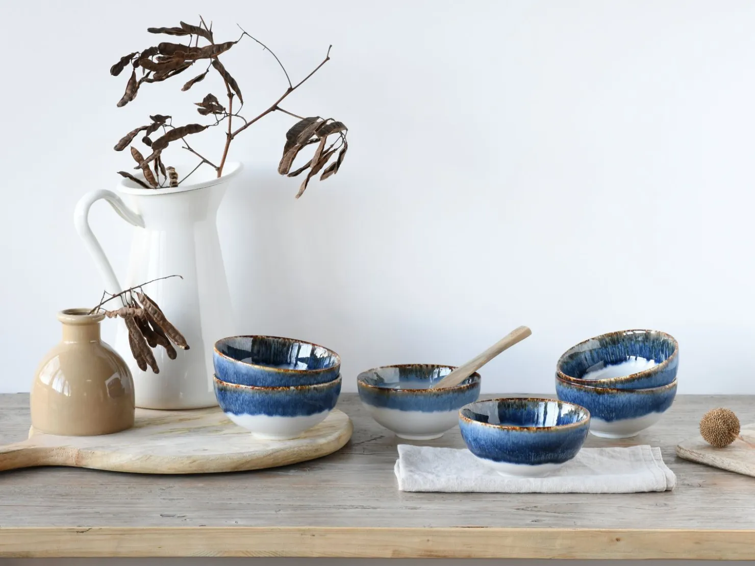 Creatable Geschirrset|Cascade - Dipschale 6-tlg - Blau