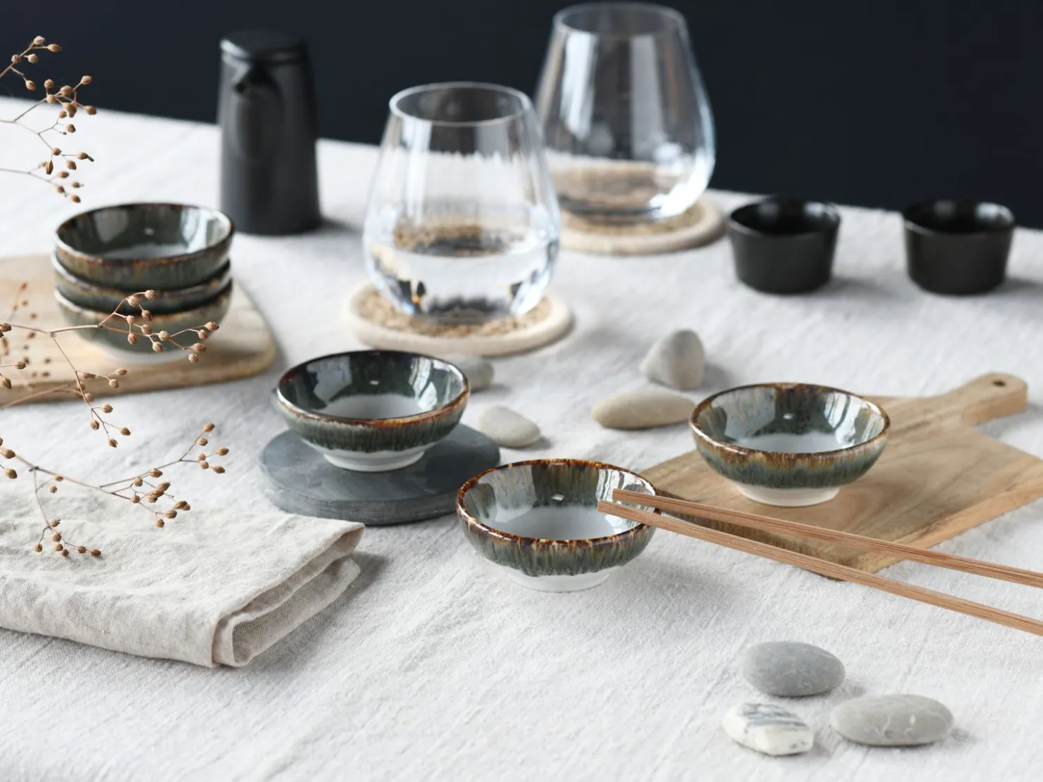 Creatable Bowls & Schüsseln|Geschirrset|Cascade - Sojaschale 6-tlg - Blau