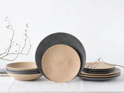 Creatable Geschirrset|Teller|Catania - Tellerset 12-tlg - Anthrazit