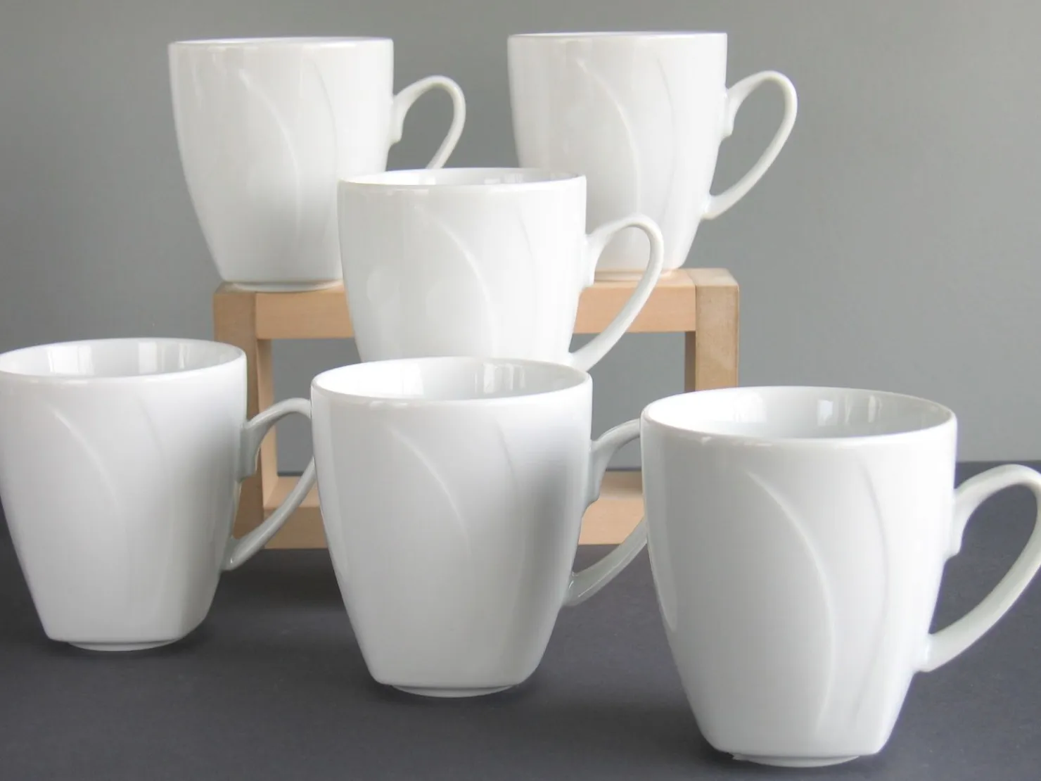 Creatable Becher & Tassen|Geschirrset|Celebration - Kaffeebecher 6-tlg - Weiss