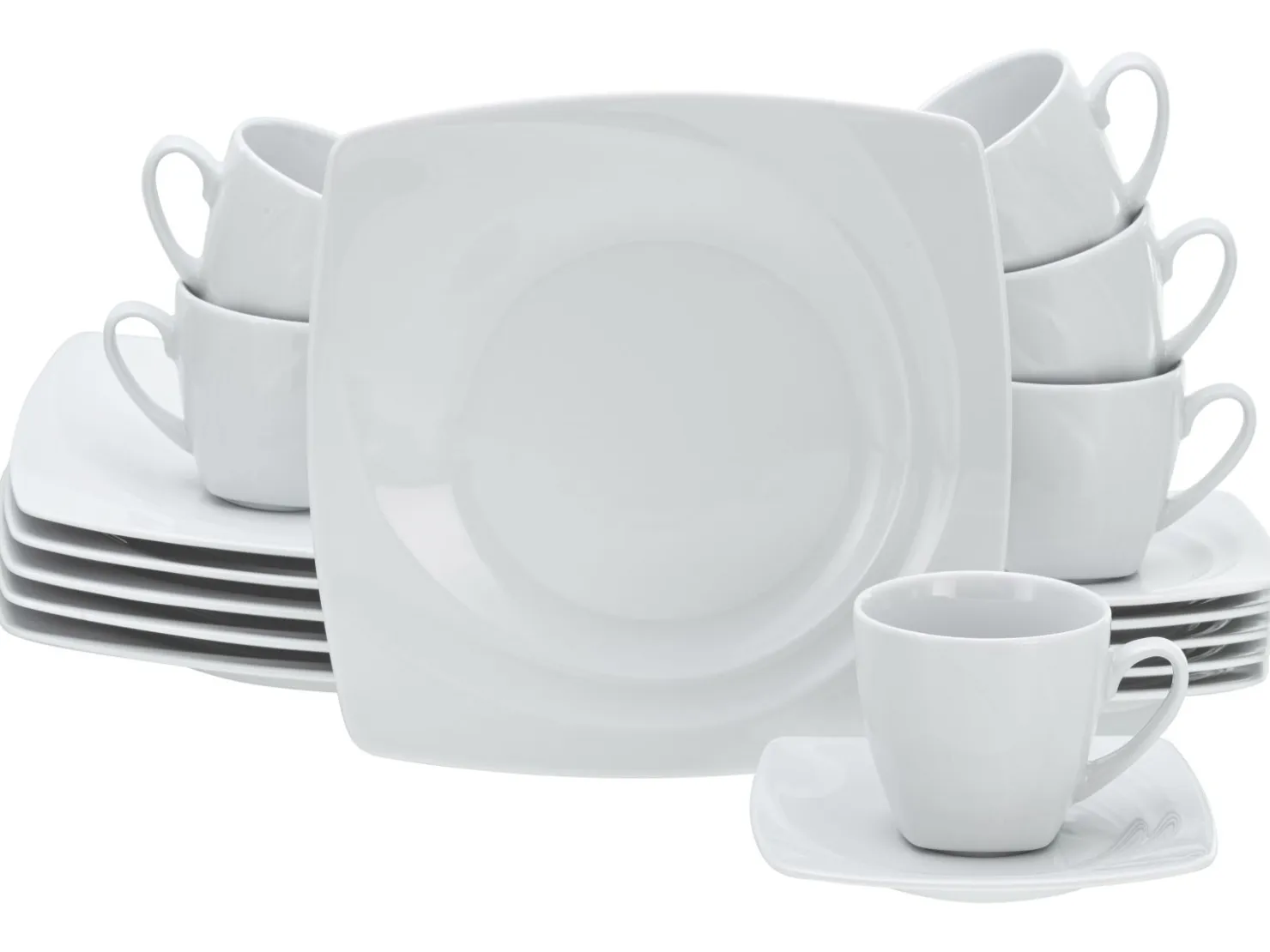 Creatable Geschirrset|Celebration - Kaffeeservice 18-tlg - Weiss