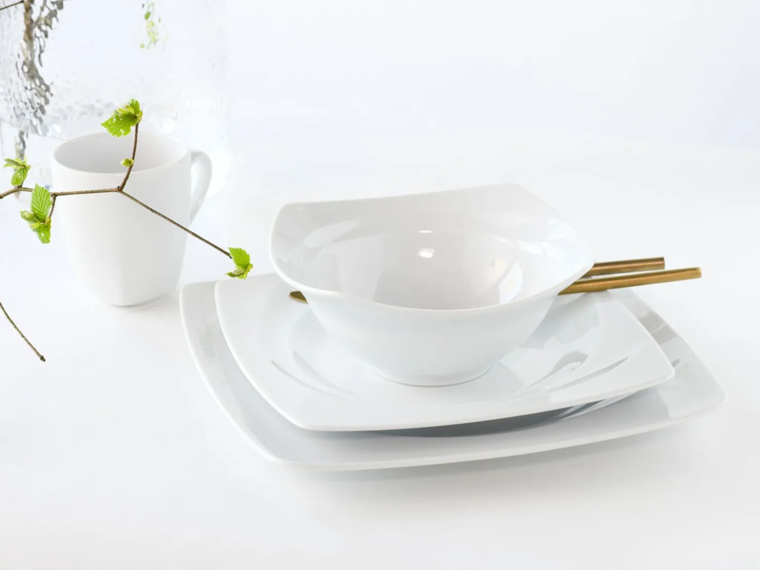 Creatable Geschirrset|Celebration - Kombiservice 16-tlg - Weiss