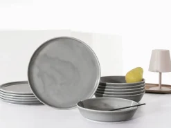 Creatable Geschirrset|Chef Collection - Tafelservice 12-tlg - Grau