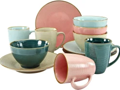 Creatable Geschirrset|Cosy Morning - Frühstücksset 12-tlg - bunt