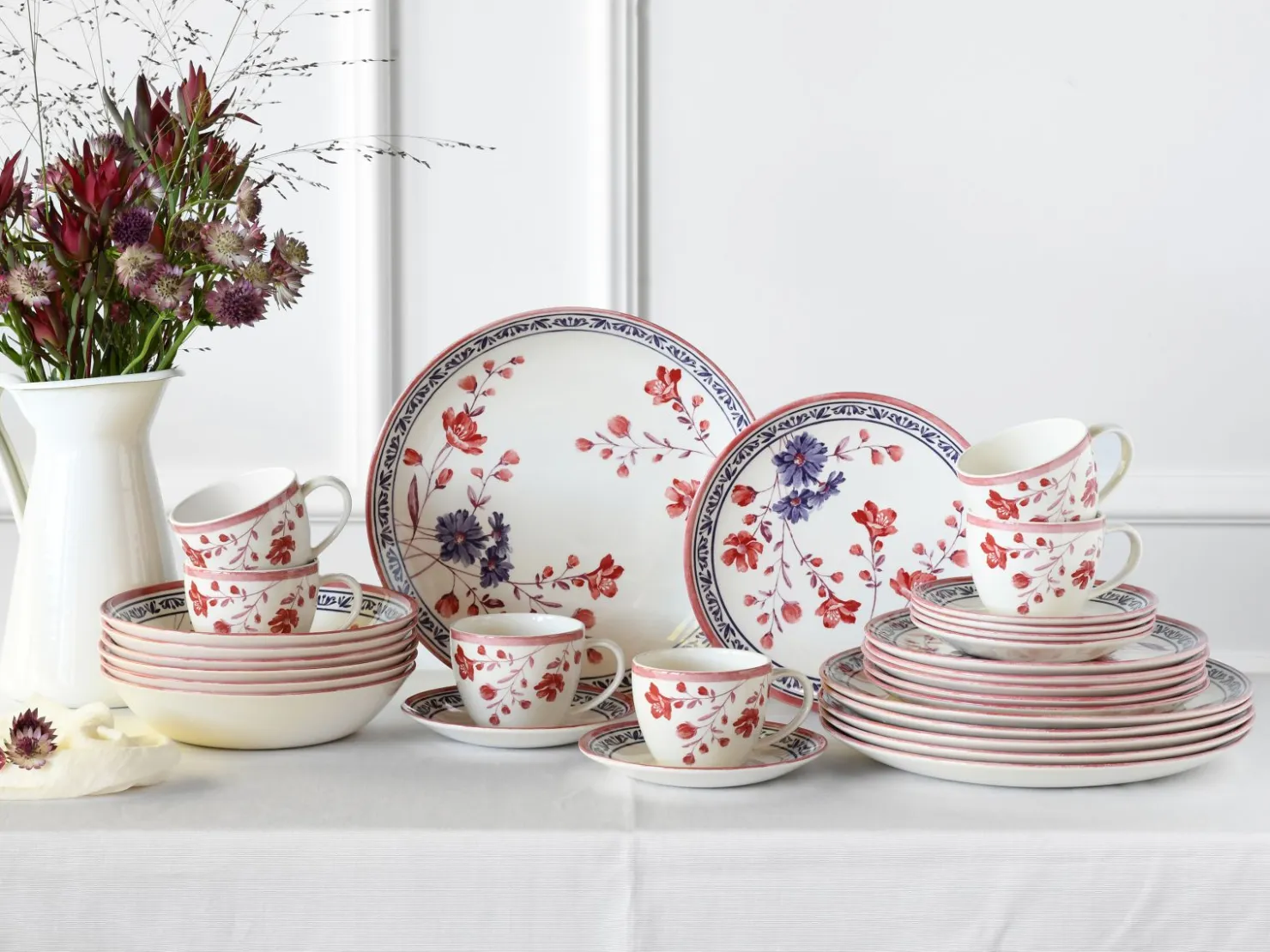 Creatable Geschirrset|Cottage - Kombiservice 30-tlg - bunt