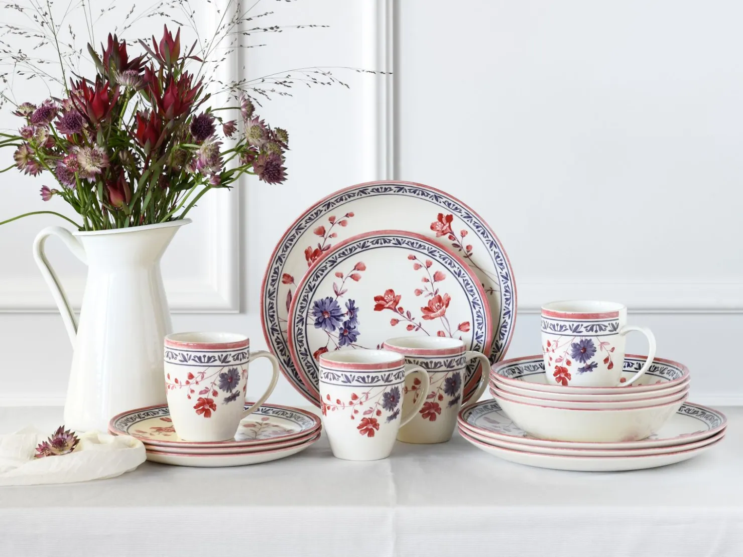 Creatable Geschirrset|Cottage - Kombiservice 16-tlg - bunt