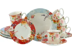 Creatable Geschirrset|Crimson - Kaffeeservice 18-tlg - creme