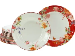 Creatable Geschirrset|Crimson - Tafelservice 12-tlg - creme