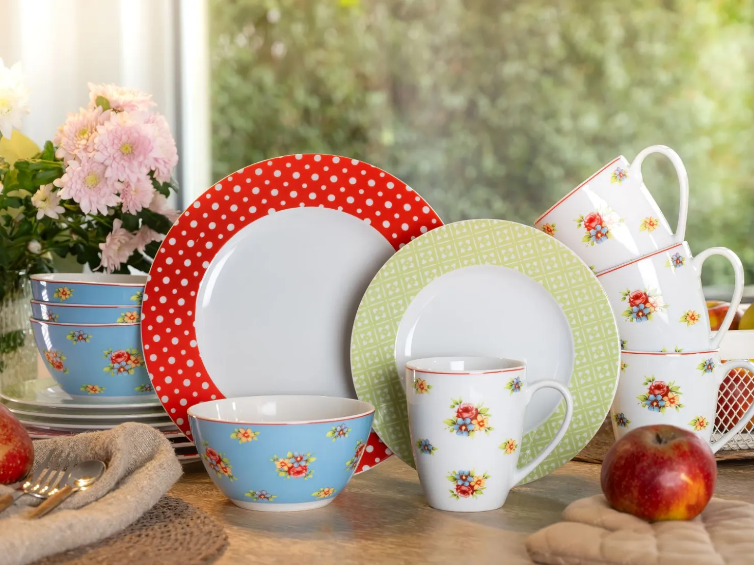 Creatable Geschirrset|Emily - Kombiservice 16-tlg - bunt