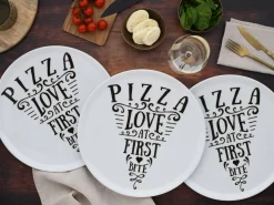 Creatable Pizza & Pasta|Geschirrset|Europa - Pizzateller 6-tlg - bunt