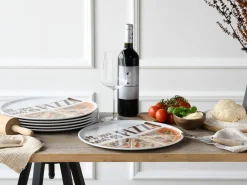Creatable Pizza & Pasta|Geschirrset|Europa - Pizzateller 6-tlg - bunt