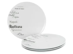 Creatable Pizza & Pasta|Geschirrset|Europa - Pizzateller 4-tlg - Weiss