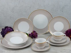 Creatable Geschirrset|Festive - Kombiservice 10-tlg - creme