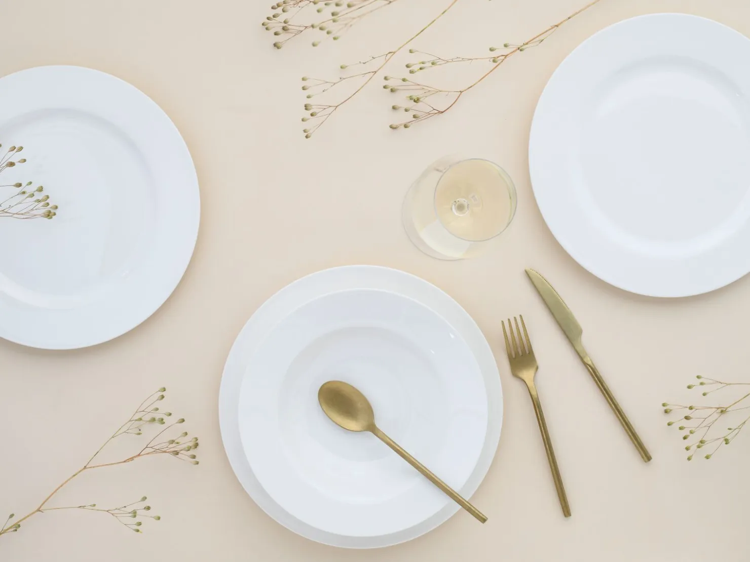 Creatable Geschirrset|Fleur Royal - Tafelservice - Creme weiss