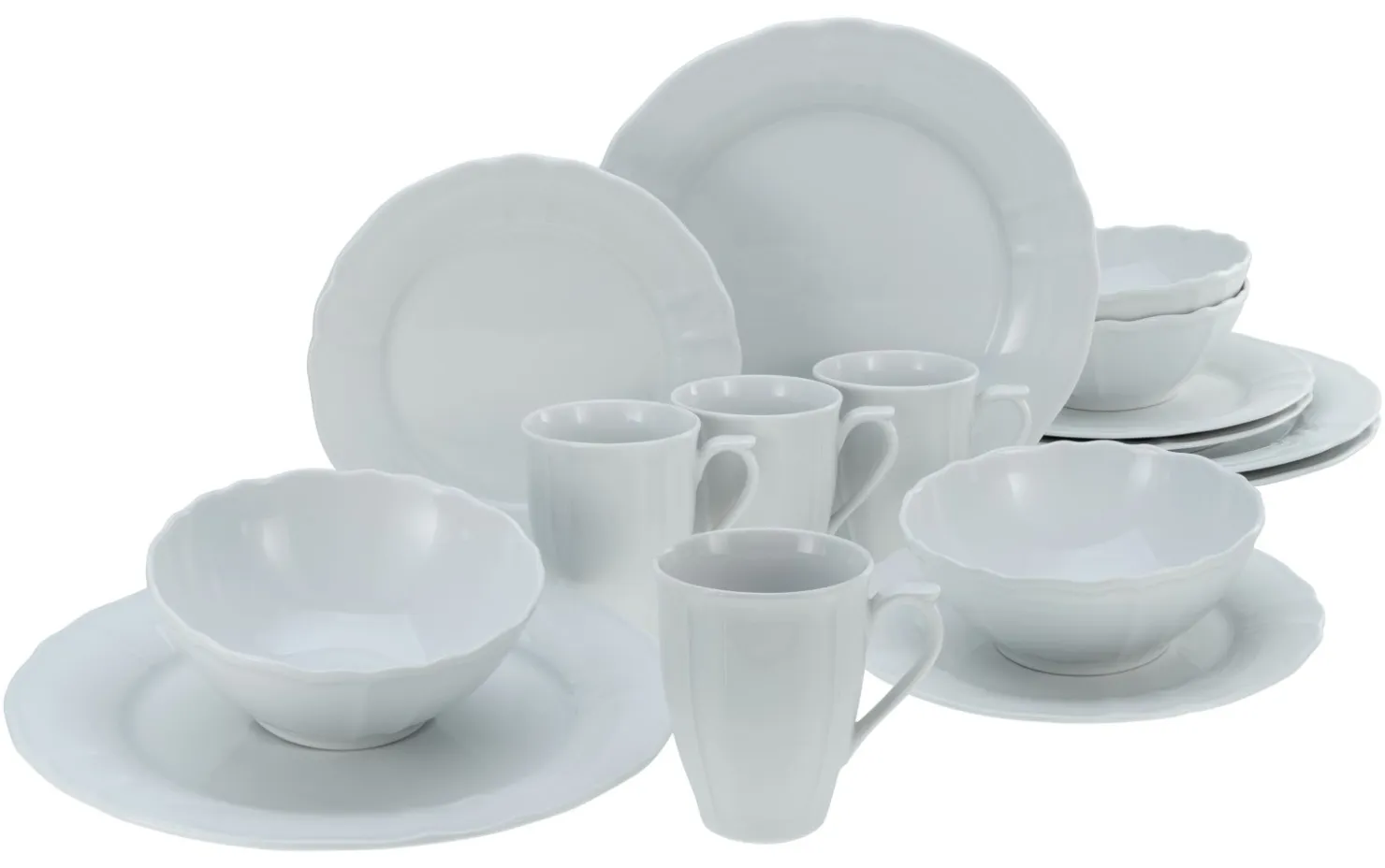 Creatable Geschirrset|Flora - Kombiservice 16-tlg - Orchard