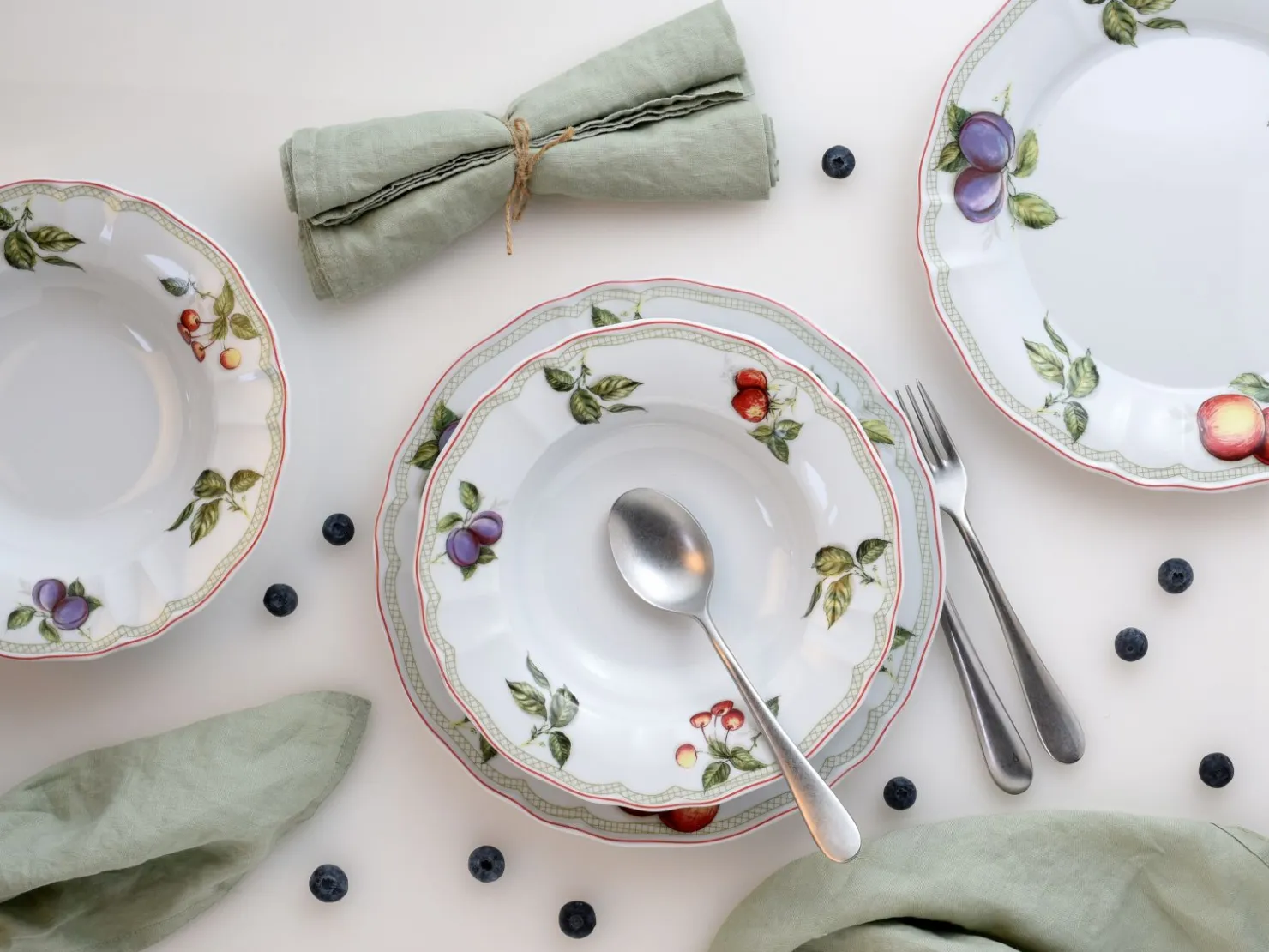 Creatable Geschirrset|Flora - Tafelservice 12-tlg - Orchard