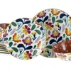 Creatable Geschirrset|Folklore - Tellerset 12-tlg - Blau