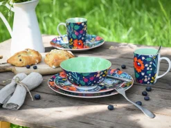 Creatable Geschirrset|Folklore - Tellerset 12-tlg - Blau