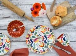 Creatable Geschirrset|Folklore - Tellerset 12-tlg - Blau