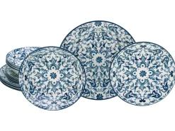 Creatable Geschirrset|Fresco - Tellerset 12-tlg - Blue