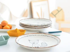 Creatable Geschirrset|Freunde des Waldes - Tellerset 4-tlg - Bunt