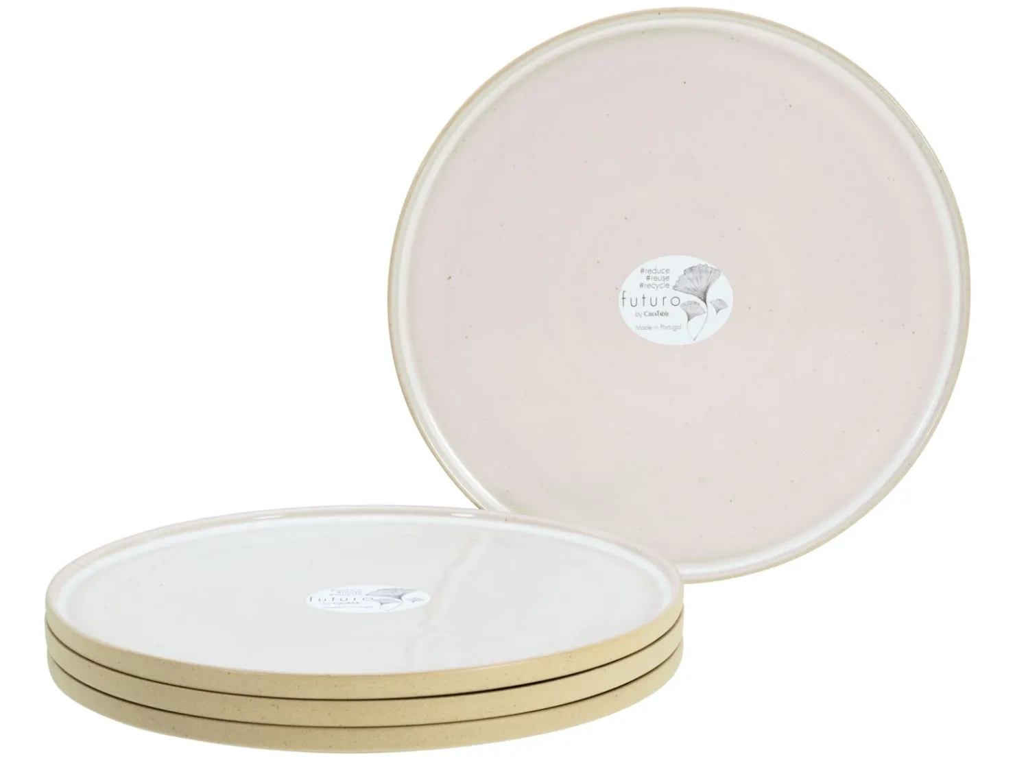 Creatable Geschirrset|Teller|Futuro - Speiseteller 4-tlg - Sand
