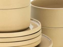 Creatable Geschirrset|Teller|Futuro - Speiseteller 4-tlg - Sand